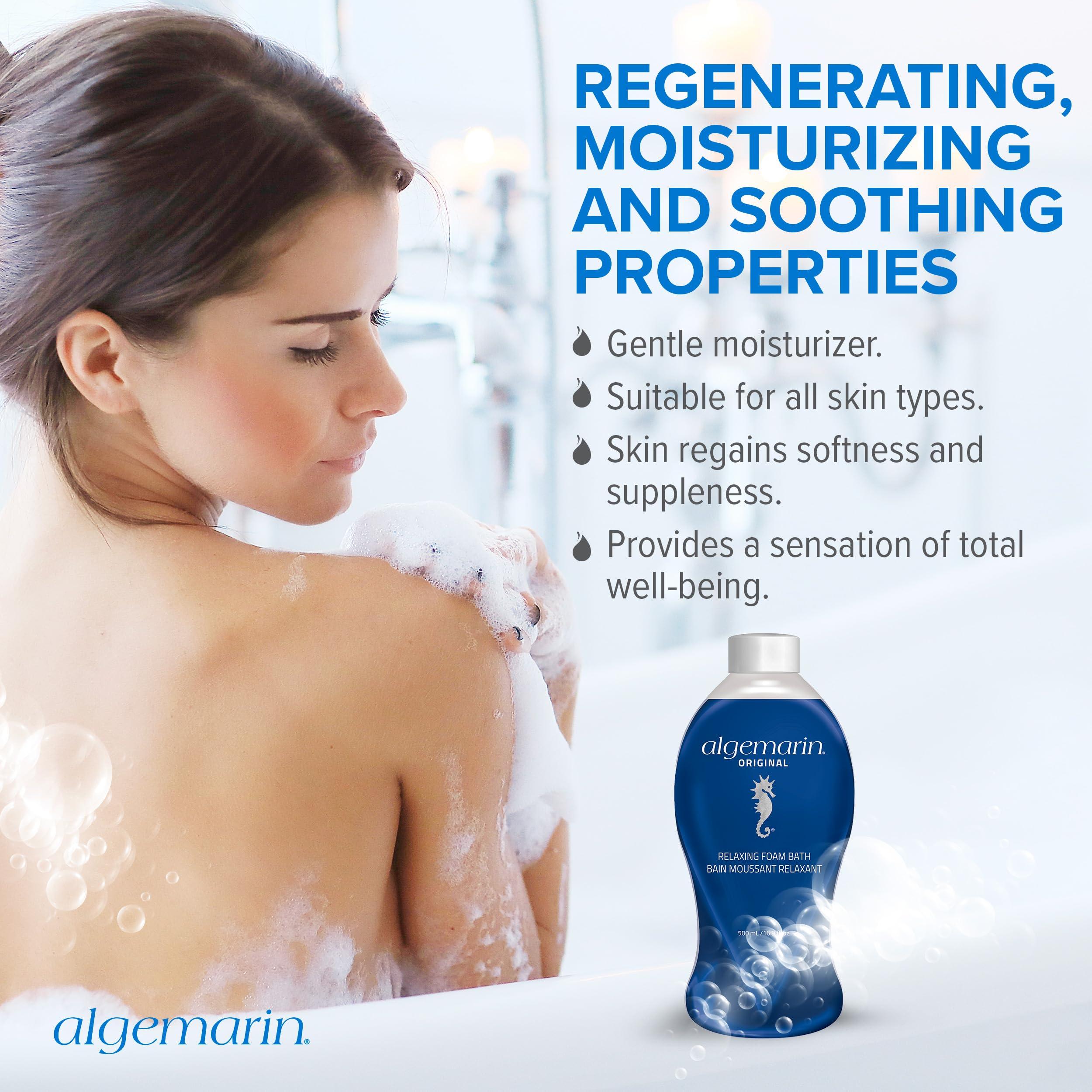 Algemarin Algemarin Original Scent Foam Bath European Sea Algae Aromatherapy (2-Pack, 500 ml)