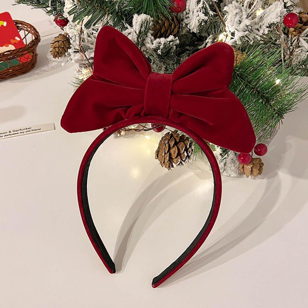 Gangel Gangel Big Bow Headbands Red Bows Headband Large Bow Hairband Bowknot Hair Hoop Birthday Party Costume Hair Accessories for Women