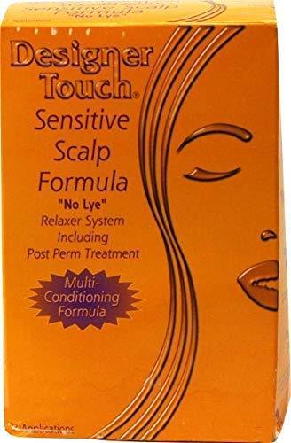 Designer Touch Designer Touch SENSITIVE SCALP FORMULA No Lye Relaxer kit - 2 Applications-Code:DET034 by Designer Touch