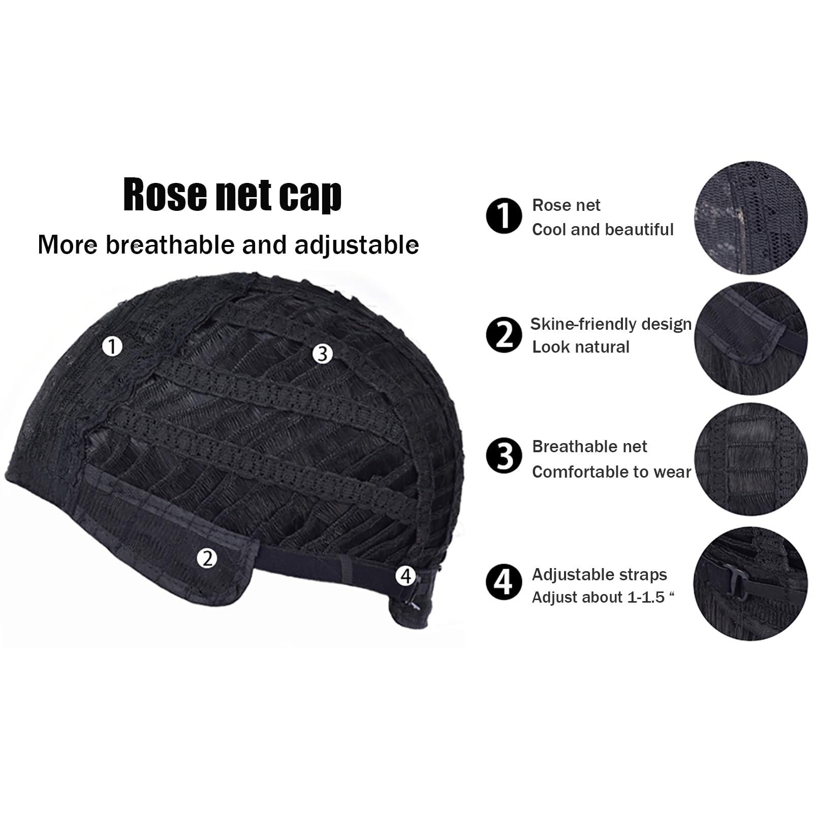 Edivd Edivd Kids Dark Green Wig Long Green Wig with Flat Bangs for Child Long Dark Green Wavy Curly Wig for Girls Heat Resistant Synthetic Wig with Wig Cap