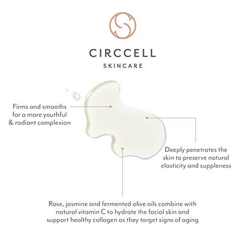 CIRCCELL CIRCCELL Extraordinary Face Oil - Jacqueline's Blend for Brightening & Anti-Aging Hydrating Natural Skin Care Treatment with Vitamin C, Rose & Jasmine Oils - All Skin Types, 30 ml