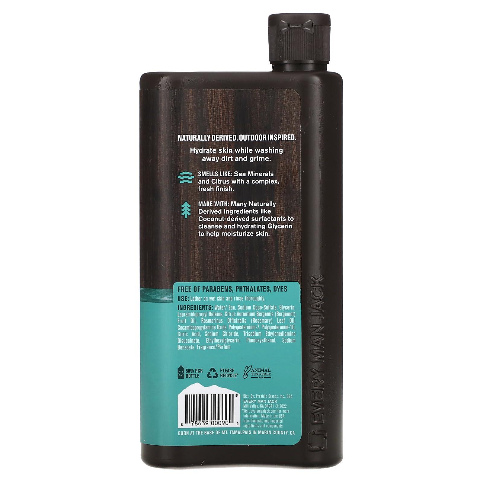 Every Man Jack Every Man Jack Sea Salt Body Wash, 16.9 FZ