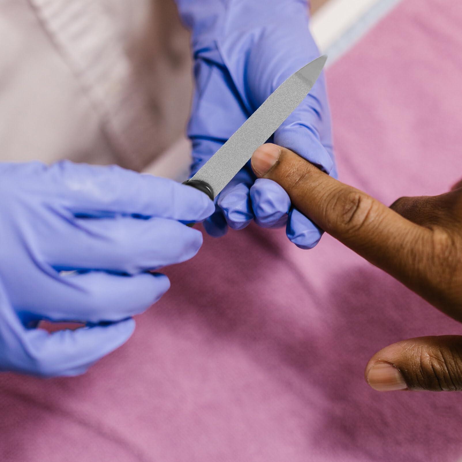 Ipetboom Nail File for Large Nail File Toenail File Wand Cuticle Tools Nail File to Remove Ridges Finger Nail Files Calloused Diamond Finger Nail Filers Nail File Variety Sizes