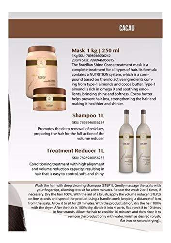 Eternity Liss Eternity'Liss Brazilian Shine Cacau Hair Straightener Treatment - Smoothing Capillary (Shampoo and Keratin)