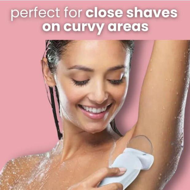 POTAY Gleam Pro 3.0 Shaver for Women by Women - 2024 Best Crystal Silky Smooth Shaver 3.0 Pro, Portable 2 in 1 Elorixa Smooth Shave Pro, Ipx7 Waterproof, Suitable for Sensitive Areas (Pink)
