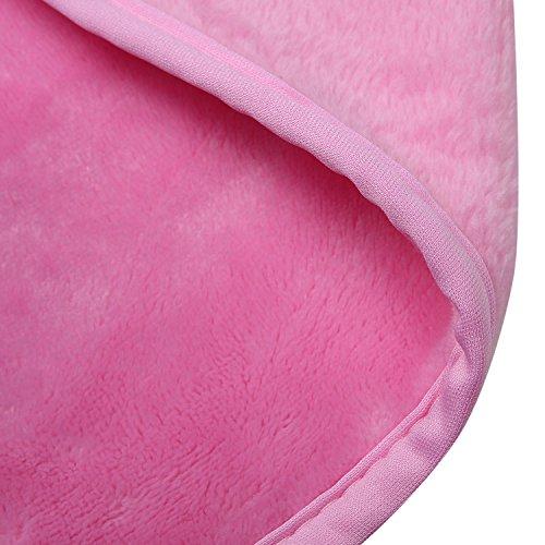 Lifaith Lifaith Microfiber Makeup Removal Cloths Ultra Soft Facial Cloths, Pack Of 3, 12 x 12-Inch, Pink