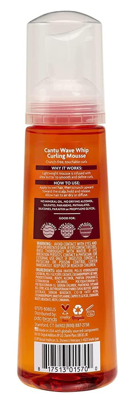 Cantu Cantu Natural Hair Wave Whip Curling Mousse 8.4 Ounce (248ml) (6 Pack)