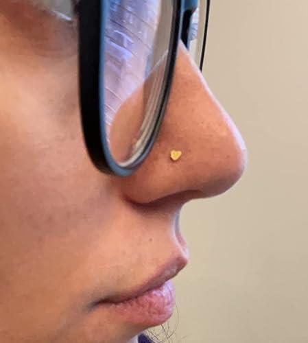 QWALIT QWALIT Self Nose Piercing Kit at Home Nose Piercing Kit Nose Ring Piercing Kit Nose Piercing Kit with Nose Rings Disposable Nose Piercing Gun Kit Gold Piercing Kit for Nose