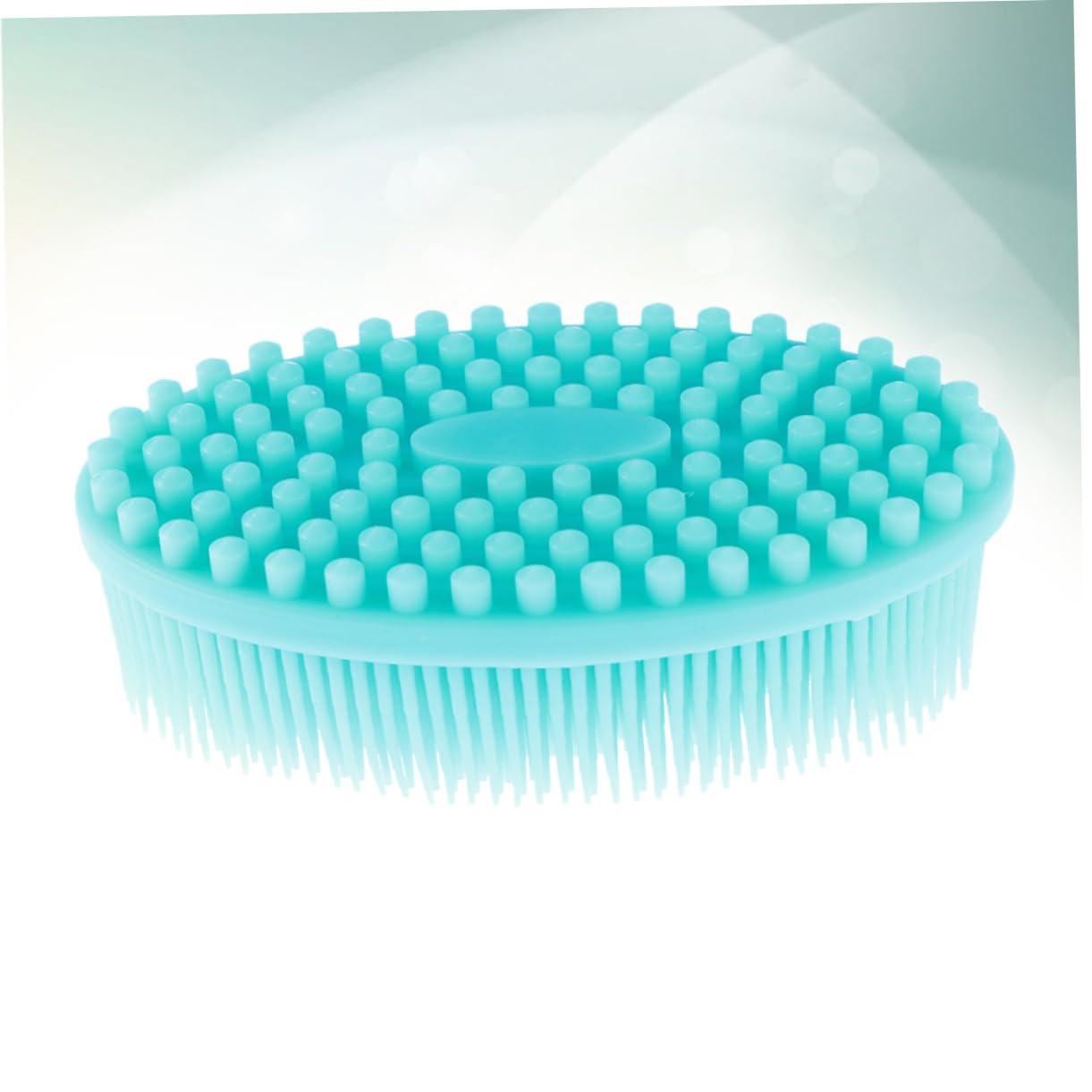 Housoutil Housoutil Bath Exfoliating Silicone Brush Silicone Back Brush Body Exfoliator Brush Massage Back Skin Scrub Brush Silicone Body Scrub Scrubber Silicone Body Tactile Brush Clean