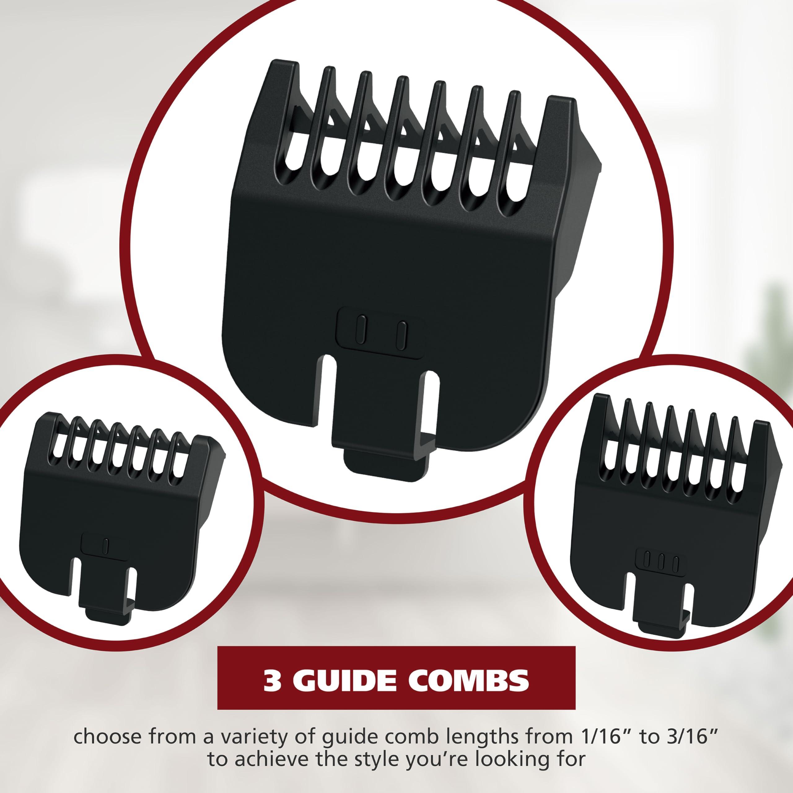 Wahl Wahl Groomsman Pro All in One Beard Trimmer for Men, Mens Beard Trimmer Rechargeable Cordless Hair Trimmer, Includes 3 Attachment Heads for Beard, Nose, & Ear Hair Trimming - Model 5617