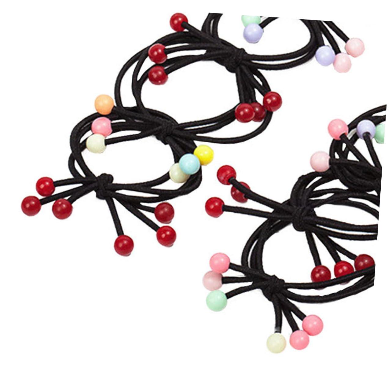 balacoo Balacoo 30 pcs hair ties for fine hair knotted elastic hair Ponytail Holder Hair Accessories Elastic Hair tie women hair accessories stretch hair ring hair rope Miss rubber band elasticity