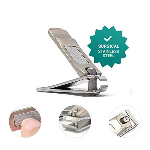 Purely Northwest Purely-Northwest-Nail-Clipper-Set - 3 Piece ,Stainless Fingernail & Toenail Clipper Set for Manicure & Pedicure, Surgical Stainless Steel, Heavy Duty