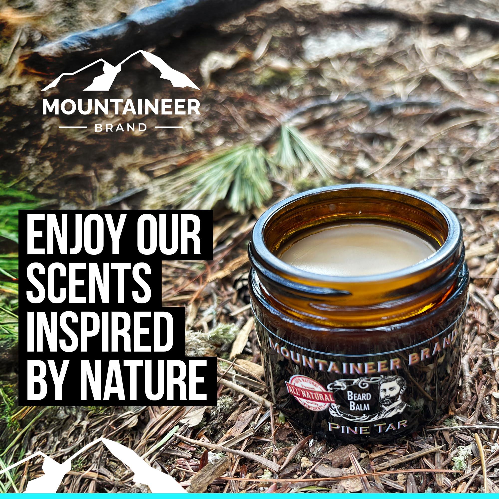Mountaineer Brand Mountaineer Brand Natural Beard Balm with Timber Scent | Scents Inspired by Nature | Beard Butter for Men | Leave in Condidtioner | Hydrates, Softens and Tames | Made in West Virginia | 2oz