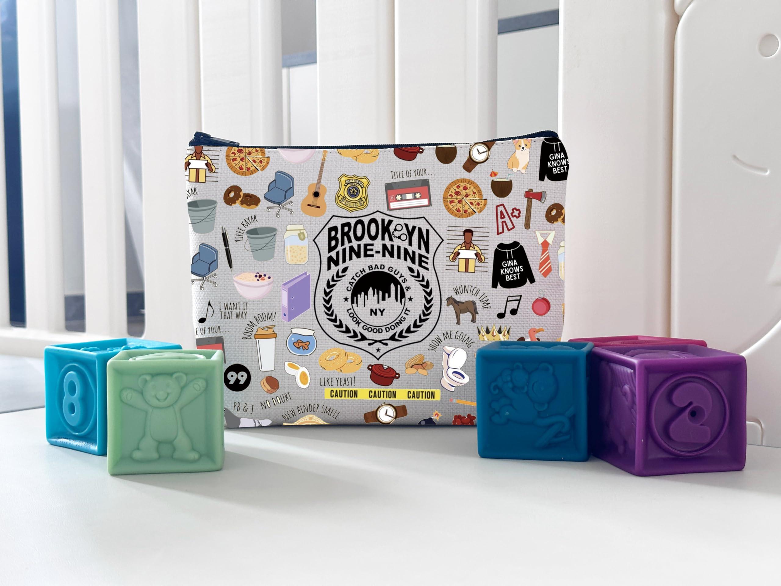 WCGXKO WCGXKO Brooklyn Comedy Tv Show Inspired Gift Tv Show Merchandise Makeup Bag Gift For Fans (brook99)