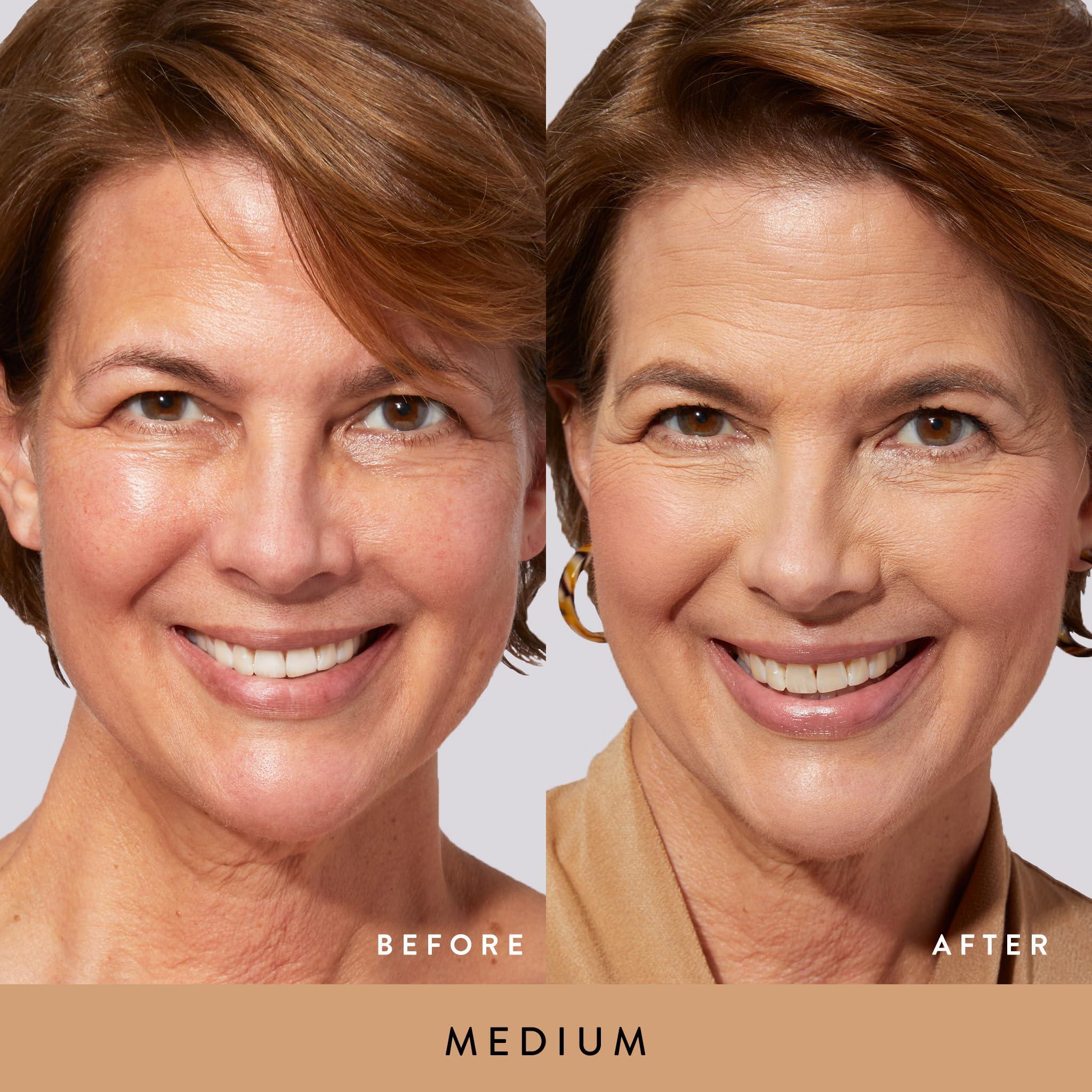 LAURA GELLER NEW YORK LAURA GELLER NEW YORK Baked Starter Kit - Full Coverage: Double Take Powder Foundation, Medium and Best of the Best Face Palette and Retractable Angled Kabuki Brush