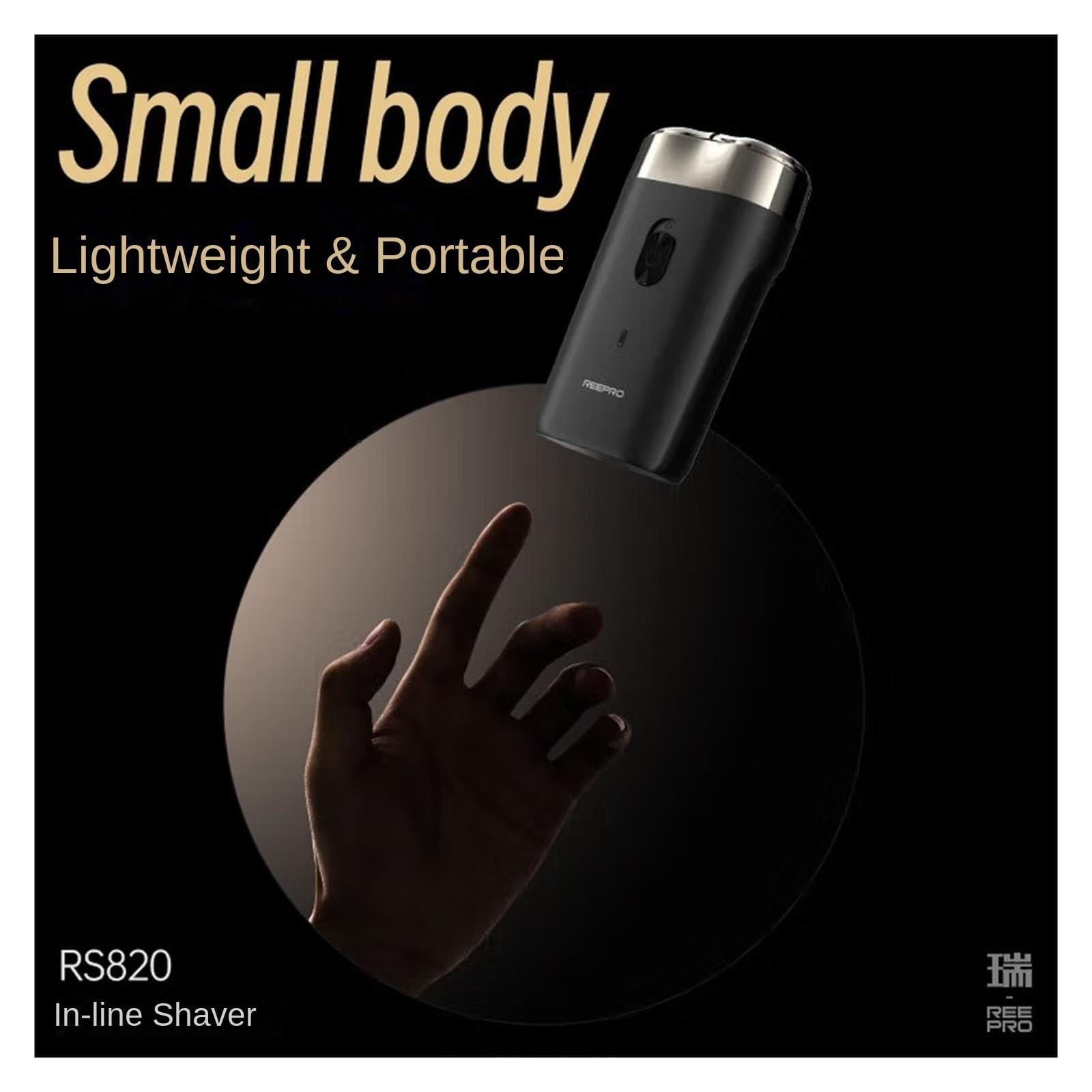 MQIQ MQIQ Electric Shaver Men\'s Stainless Steel Original Fully Automatic Razor Student Portable Beard Shaver RS820 (1 Pack)