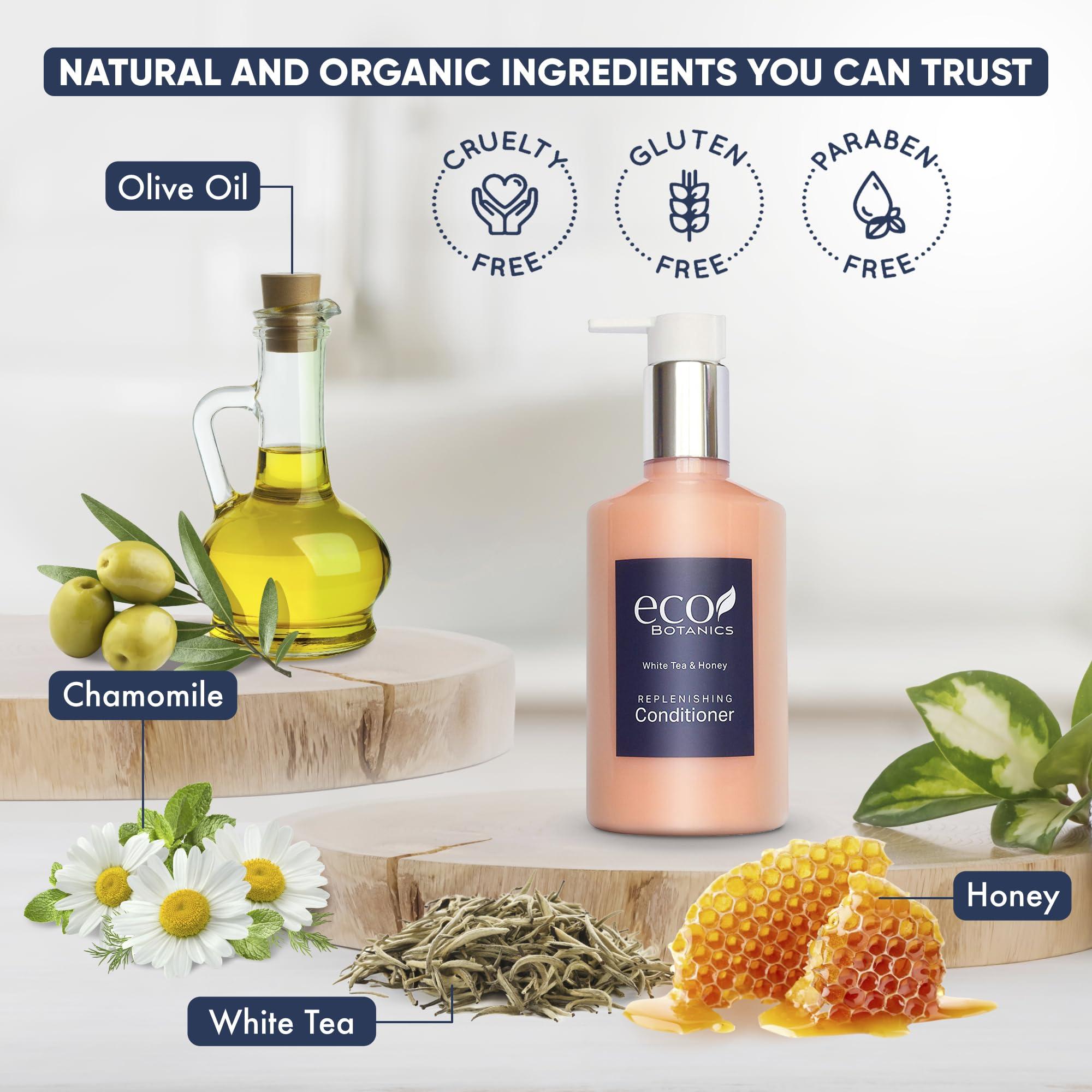 Terra Pure Terra Pure | Eco Botanics Conditioner, Retail Size Hotel Amenities, 10.14 oz. (Single)