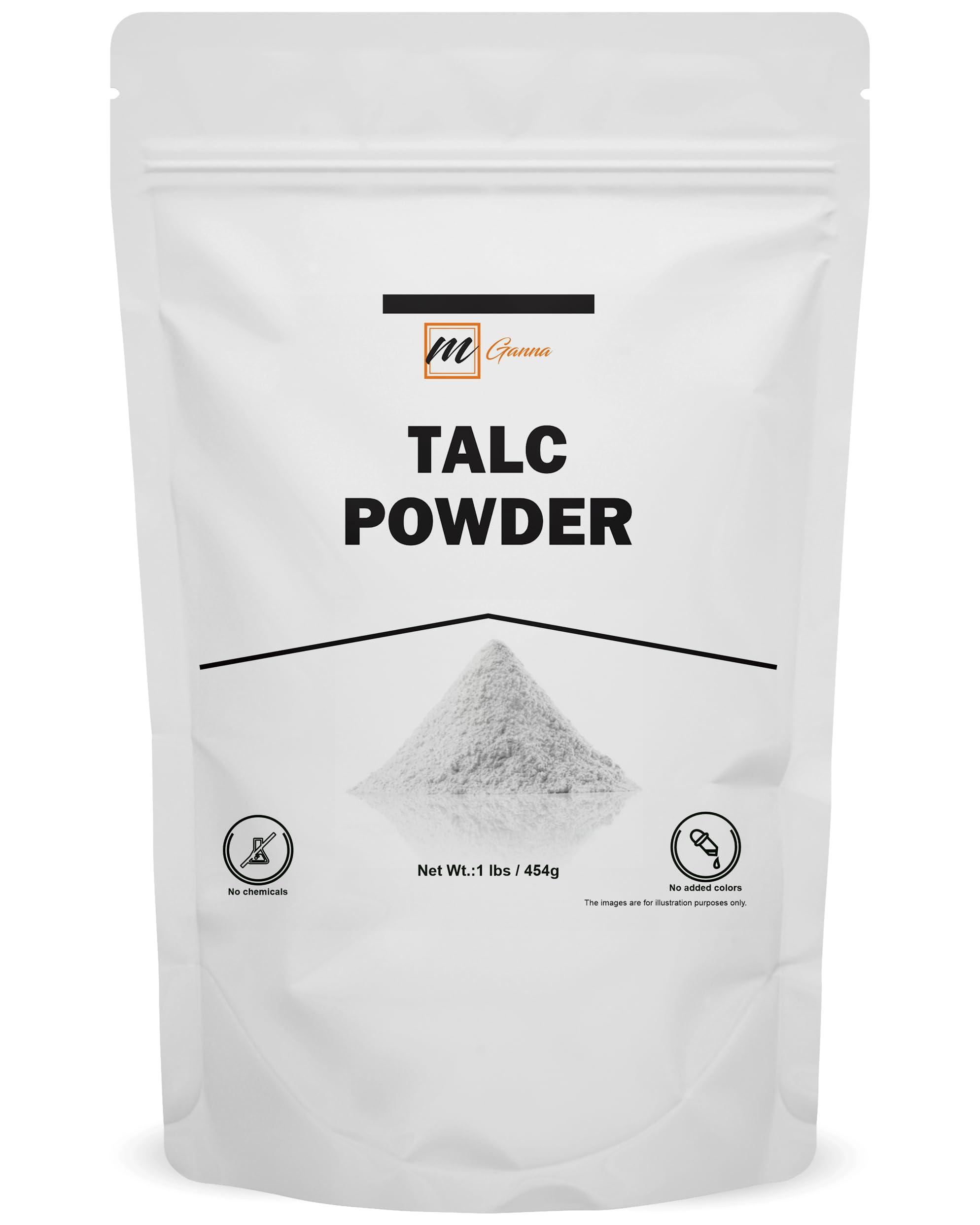 mGanna mGanna 100% Natural Talc Powder for Facial Make-up, Cosmetic Formulations, and Other Industrial Application 1 LBS / 454 GMS