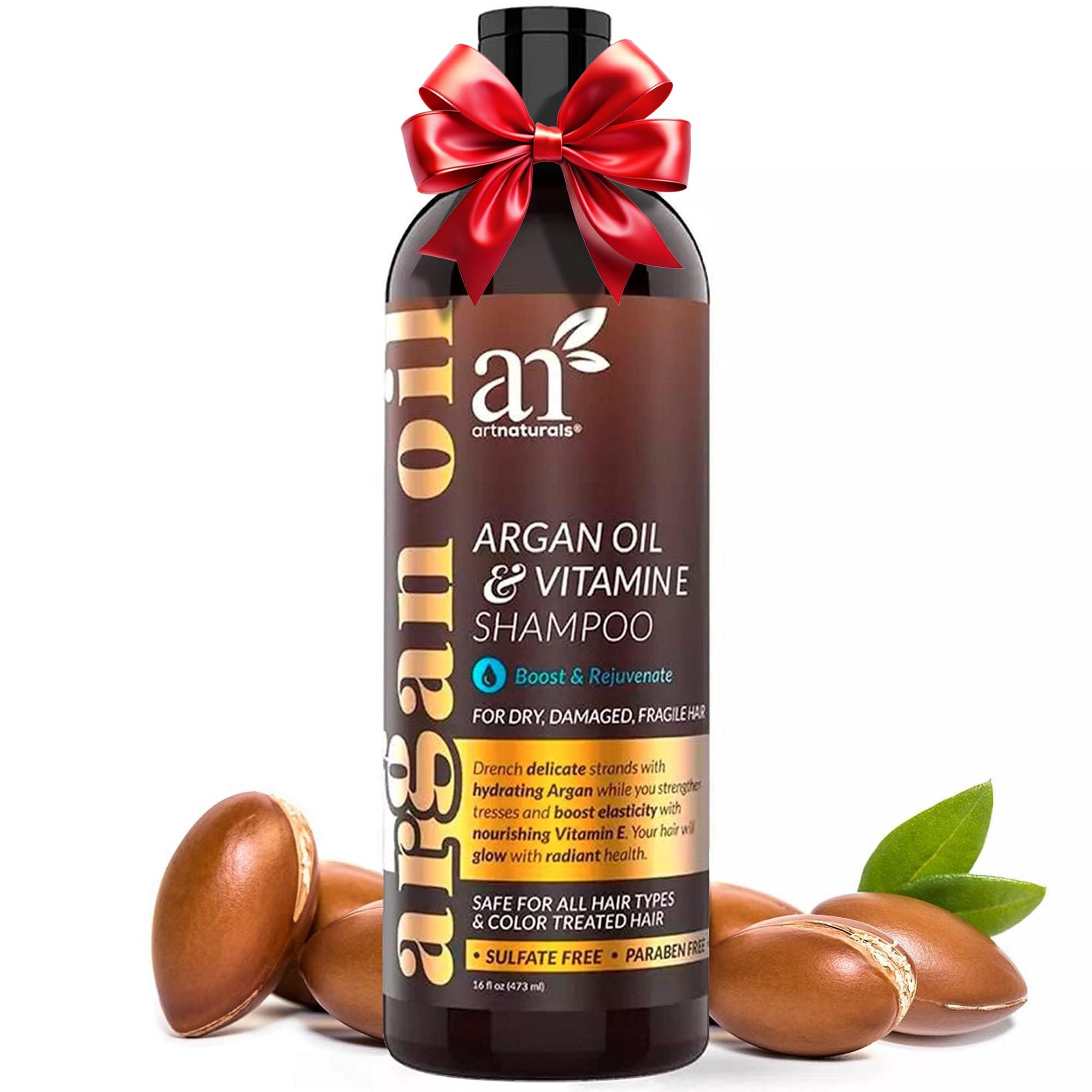 Artnaturals artnaturals Argan Hair Growth Shampoo - (16 Fl Oz / 473ml) - Sulfate Free - Treatment for Hair Loss, Thinning & Regrowth - Men & Women - Infused with Biotin, Argan Oil, Keratin, Caffeine