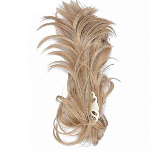 Aonmg Synthetic Short Curly Blonde Burgundy Drawstring Ponytail Ponytail Law Clip In Hair Pieces Styles Hair s 30 Colors 8 6inches