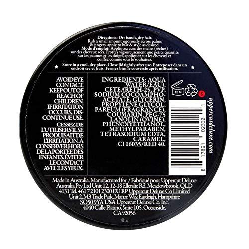 UPPERCUT DELUXE Uppercut Deluxe, Deluxe Pomade, Professional Water Based Pomade for Timeless and Classic Looks, Strong Hold and High Shine 2 x 100g