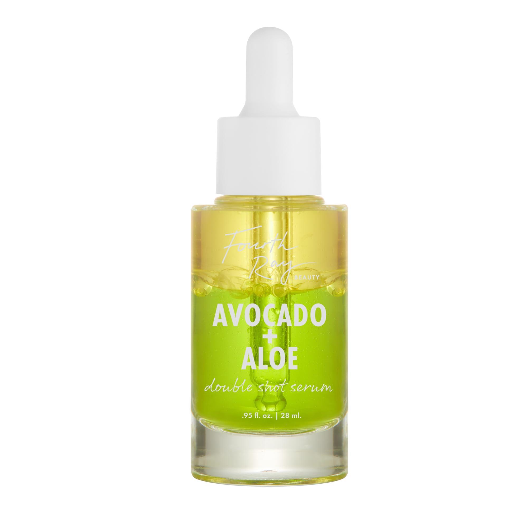 Colourpop ColourPop Fourth Ray Beauty Avocado + Aloe Double Shot Face Serum - Nourishing & Hydrating Serum with Antioxidant-Rich Avocado Oil & Aloe to Soften Skin (.95 fl oz)