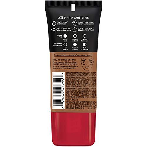 L'Oréal Paris L\'Oreal Paris Cosmetics Makeup Infallible Pro-Matte Liquid Longwear Foundation, Nutmeg, 1 fl oz