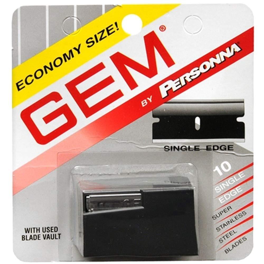 Personna Personna Gem Stainless Steel Single Edge Razor Blades 10 Ea (Pack Of 2)