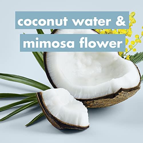 Love Beauty And Planet Love Beauty And Planet Silicone-Free Conditioner Thickening Conditioner for Fine Hair Coconut Water and Mimosa Flower in Reusable and Refillable Aluminum Bottle 16.5 fl oz