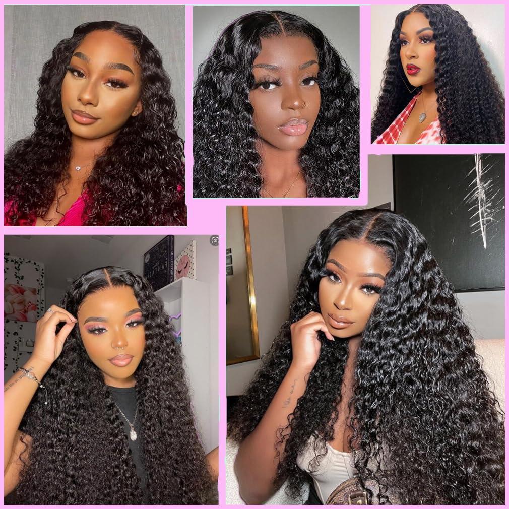 Uesoels Deep Wave Human Hair Bundles 30 Inch Bundles Human Hair Brazilian Virgin Weave Bundles Human Hair Unprocessed Brazilian Virgin Weave Bundles