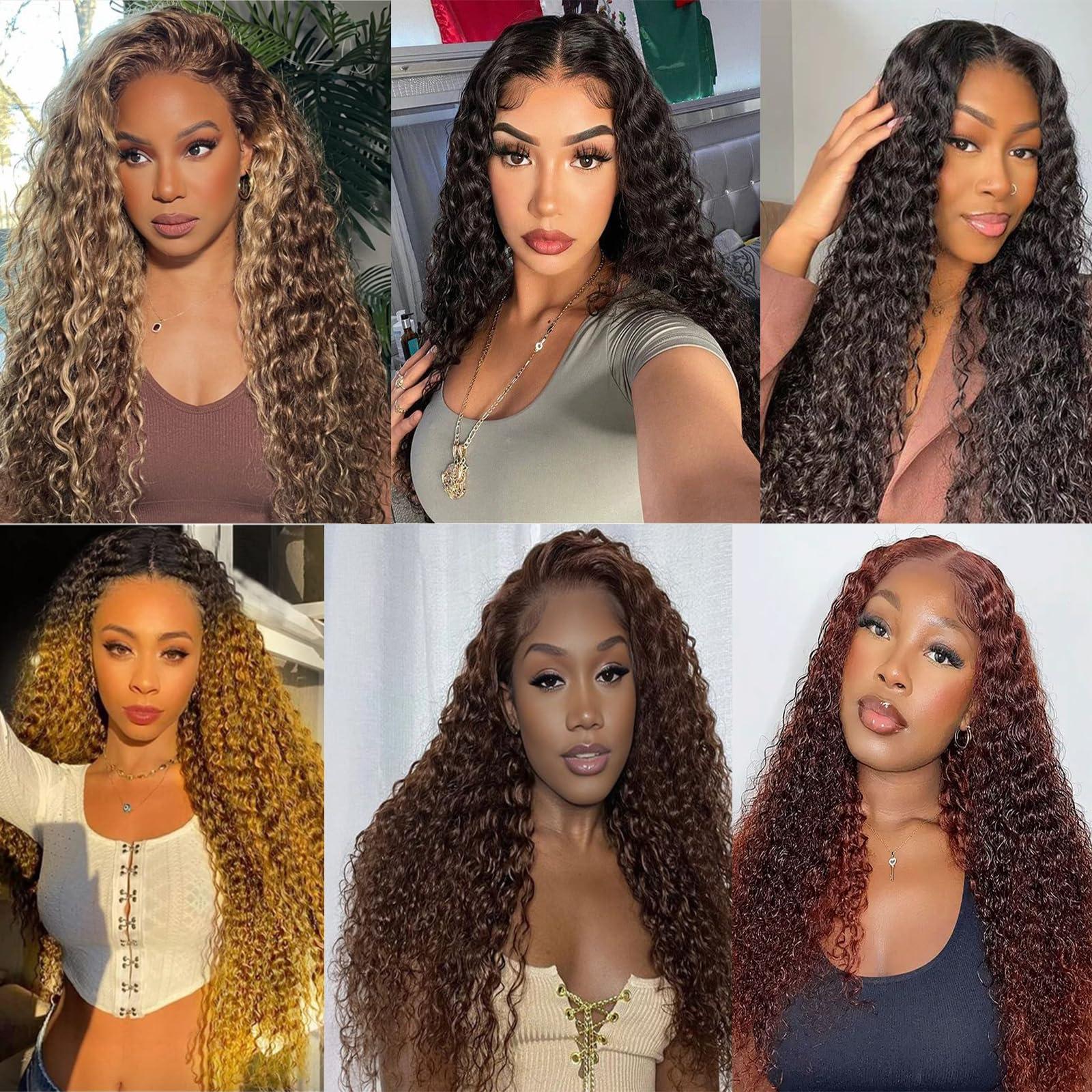 ZRQ ZRQ Pre looped Micro Brazilian Braids Curly Crochet Hair 30 inch Water Wave Crochet Hair Afro Kinky Curly Crochet Hair Extensions Deep Wave Synthetic Crochet Hair For Women