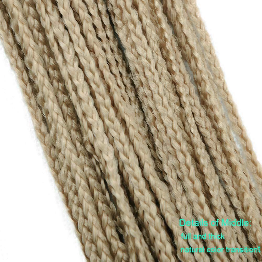 Mayloss Mayloss Long Micro 3X Pre-Looped Synthetic Zizi Braids 10 Packs/Lot 28 Inch 50g/Pack Color Thin Small Box Braid Crochet Hair Twist Fiber Hair Micro Zizi box Braiding Hair Extension(24)