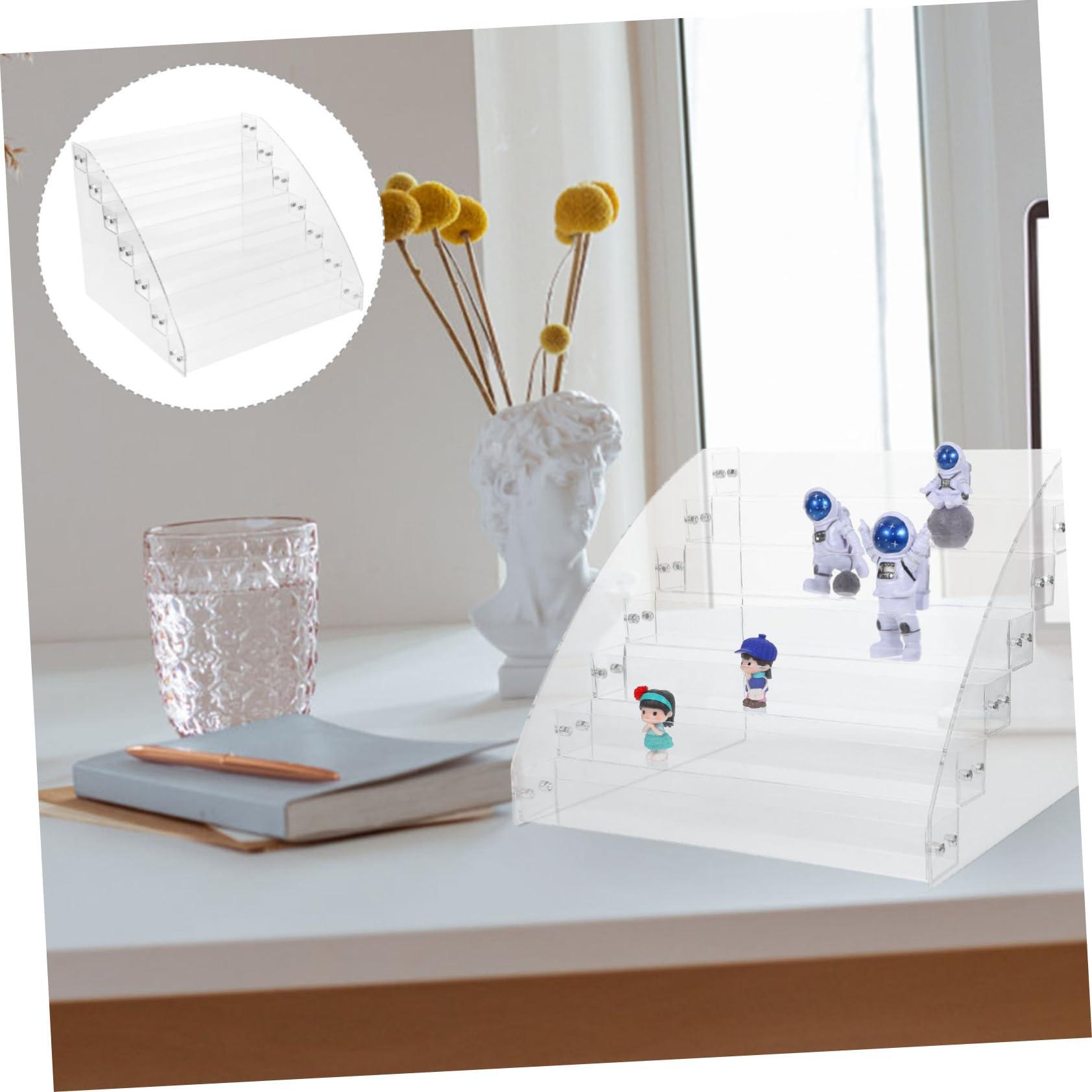 OHPHCALL OHPHCALL Lipstick Nail Polish Display Rack Acrylic 7-Layer Storage Modern Makeup Organizer