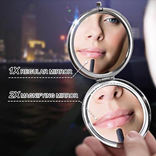 Peayale 30th Birthday Gifts for Women Daughter Sister Funny Compact Mirror, 30 Years Old Gifts for Friends Female Makeup Mirror (30th Birthday)