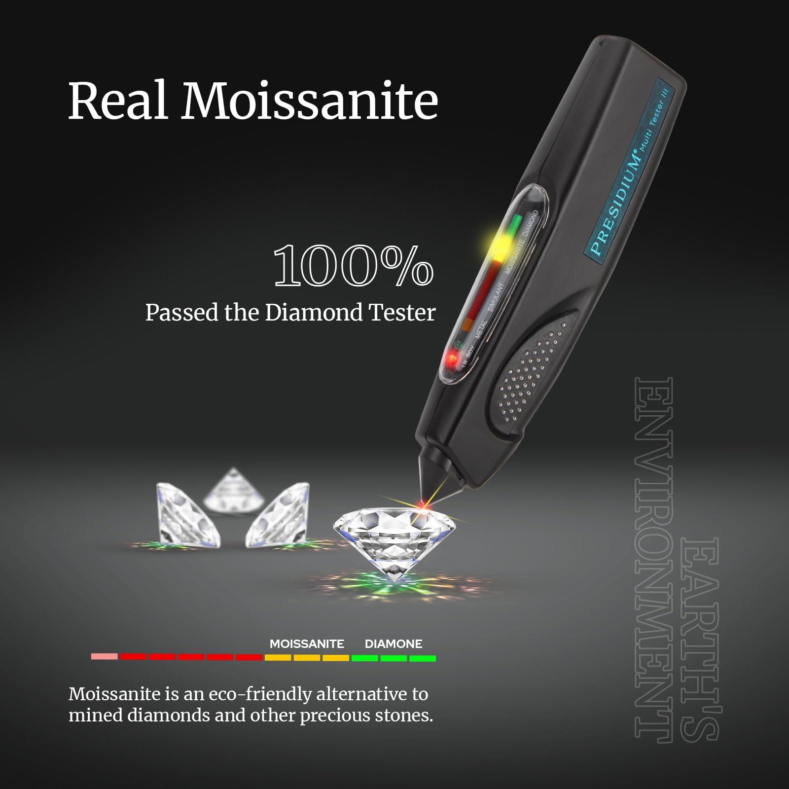 SugarTang 2 Pairs of Ear Piercing Kit and 3 Pairs of Moissanite Stud Earrings for Women, Lab-Created Diamond Eearrings with Gold Plated 925 Sterling Silver, Best Daint