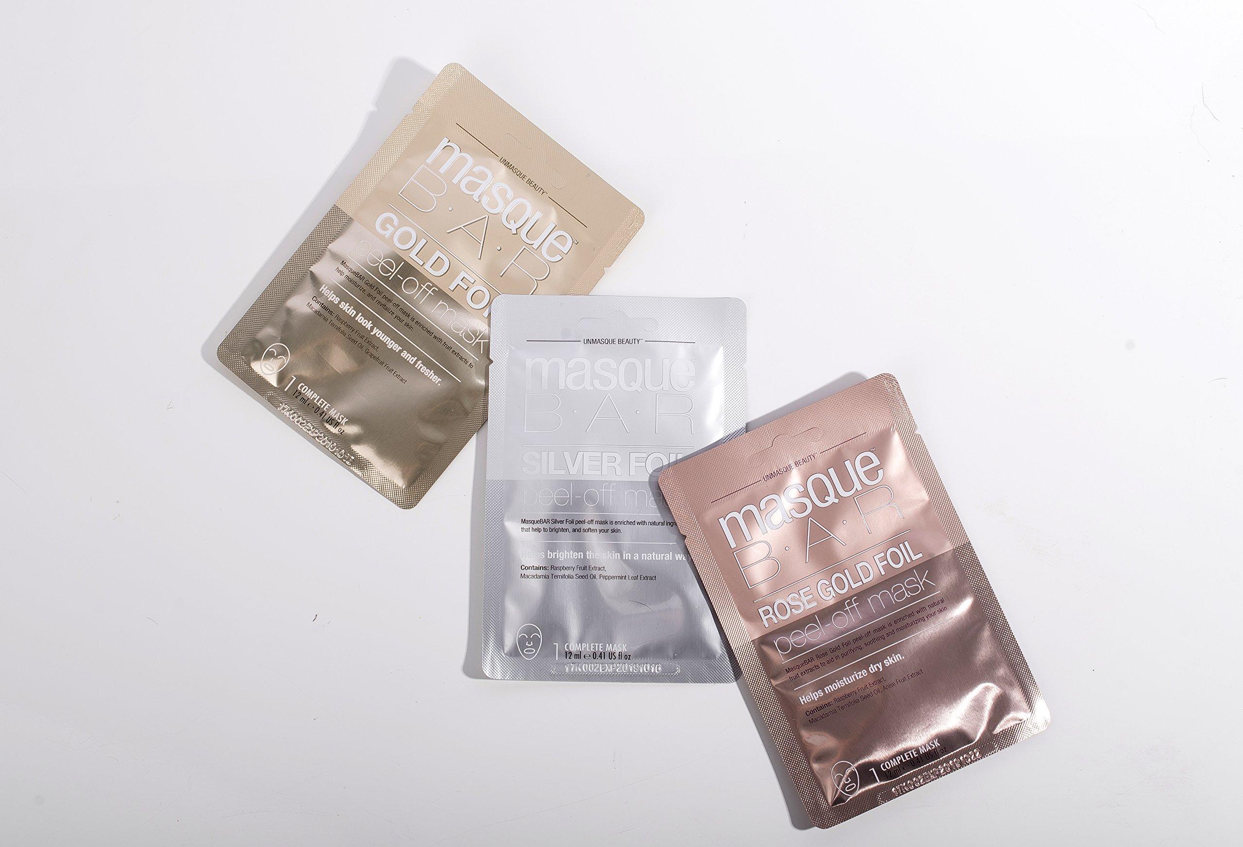masque BAR masque BAR Rose Gold Foil Peel Off Mask - Sachet - 0.41 Fluid Ounce