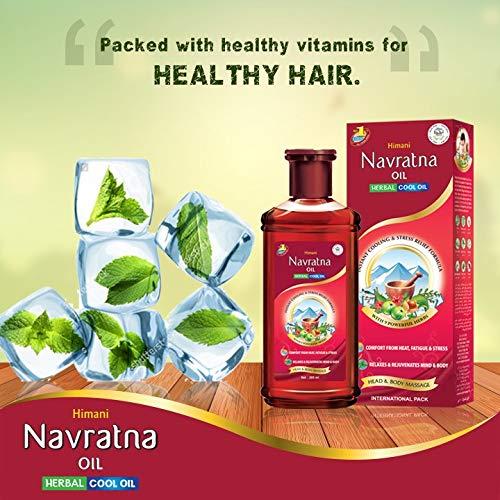 Emami or Himani Emami / Himani Navratna Ayurvedic Herbal Hair Oil 500ml - Multipurpose Cooling Formula