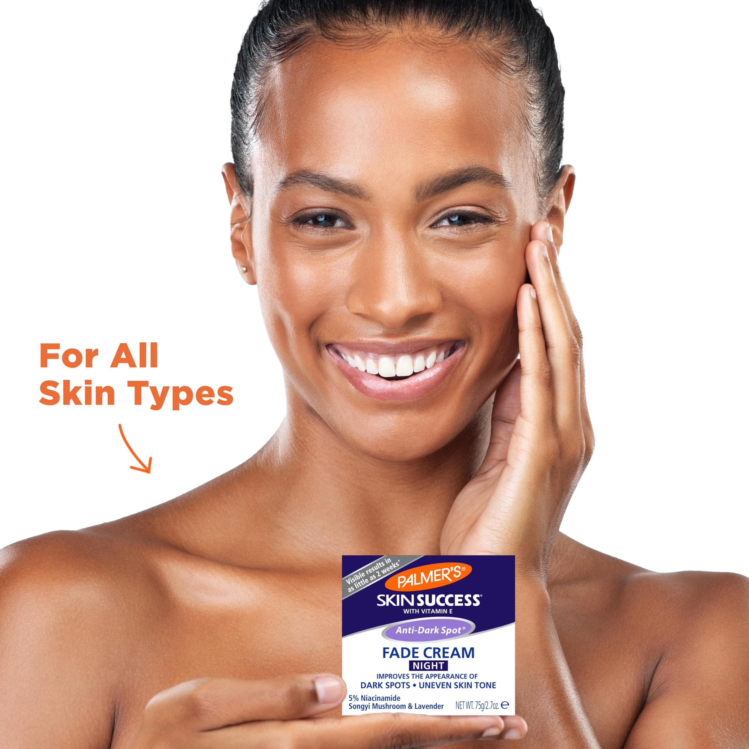 Palmer's Palmer\'s Skin Success Anti-Dark Spot Nighttime Fade Cream with Retinol & Niacinamide, Dark Spot Corrector for Face, Night Moisturizer Helps Reduce Dark Spots, Fine Lines & Wrinkles, 2.7 Ounce