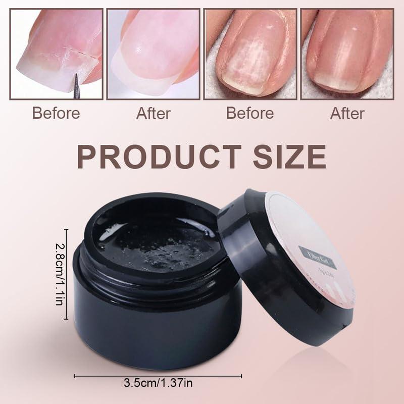 ATFirst Nail Repair Protection Gel, 2024 New Nail Repair Kit for Split Nail, Instant Cracked Nail Repair Gel, Broken Nail Repair Kit for Natural Nails, Nails Quick Fix Kits for Women Makeup Gadget(3Set)