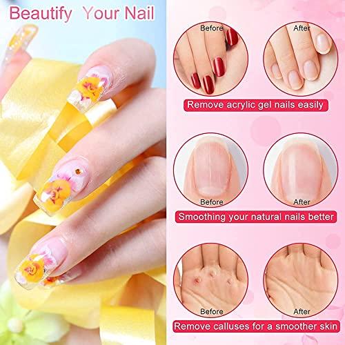 OVX Electric Nail Drill, Professional Portable Nail Drill for Acrylic Nails, Portable Electric Nail File Kit with Nail Drill Bits and Sanding Bands,Manicure Pedicure for Polishing,Nail Removing(Red)