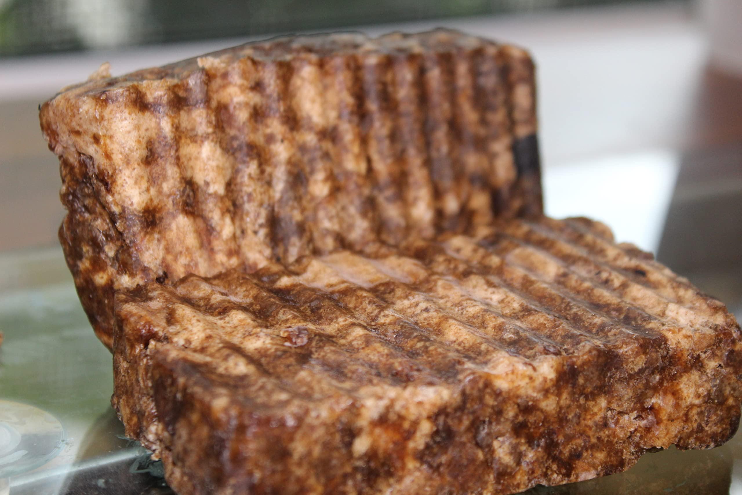 3CayG 3CayG African Black Soap Facial and Body Cleanser, Deep Cleansing Soap Bar, Great for DIY Liquid Black Soap