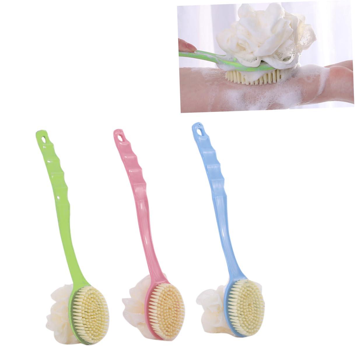 OHPHCALL OHPHCALL 3pcs Bath Brush Sponges for Body Handle Bath Brush Body Sponge Cleaning Sponges Bathing Sponge Bath Sponges Esponja para Baarse Esponjas para El Cuerpo Bath Scrubber