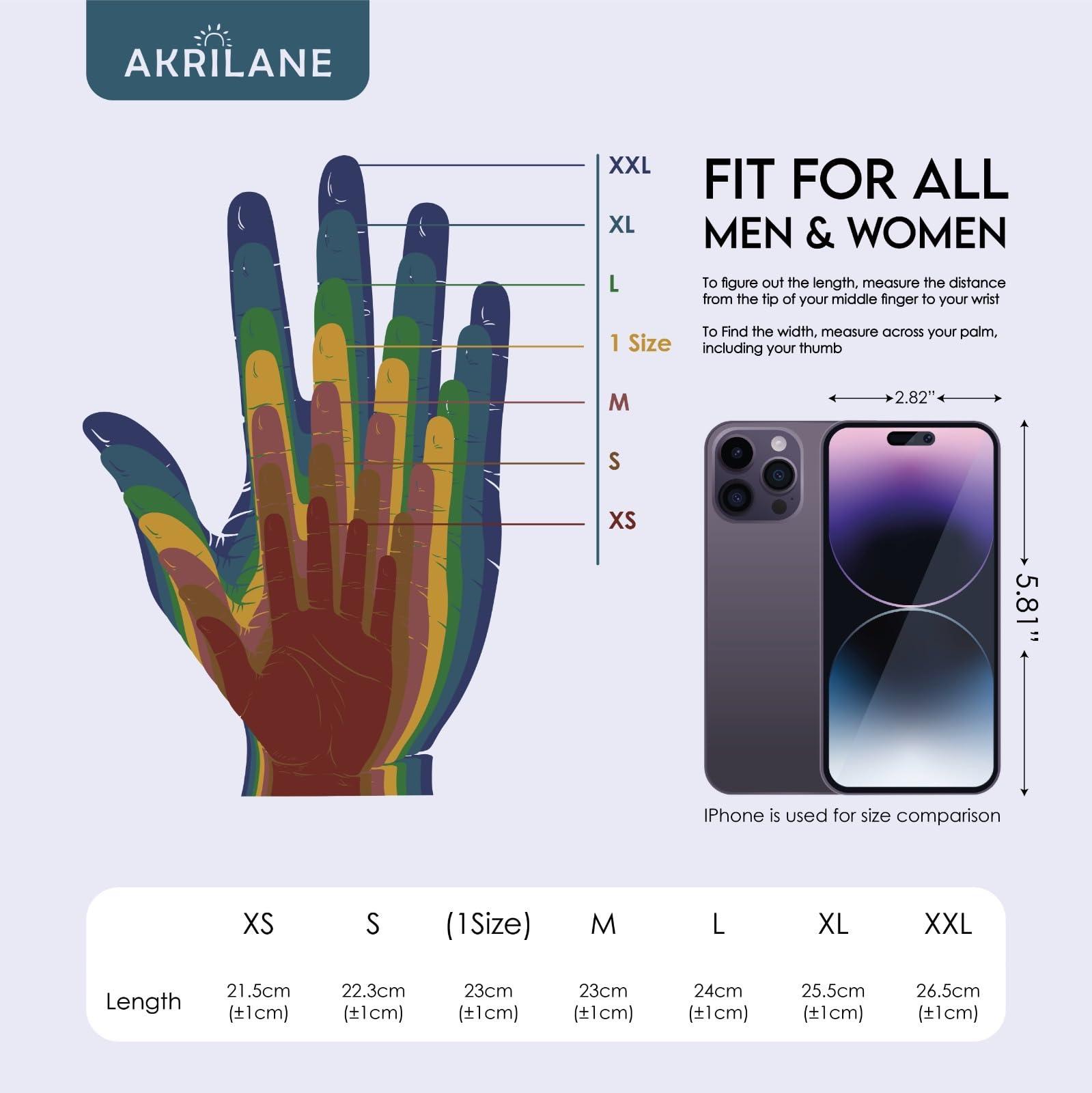 AKRILANE AKRILANE 20 Pairs Cotton Gloves for Dry Hands | Moisturizing Overnight Gloves for Eczema, Psoriasis & Skin Spa Treatment for Women & Men | Washable & Reusable with Free Laundry Bag