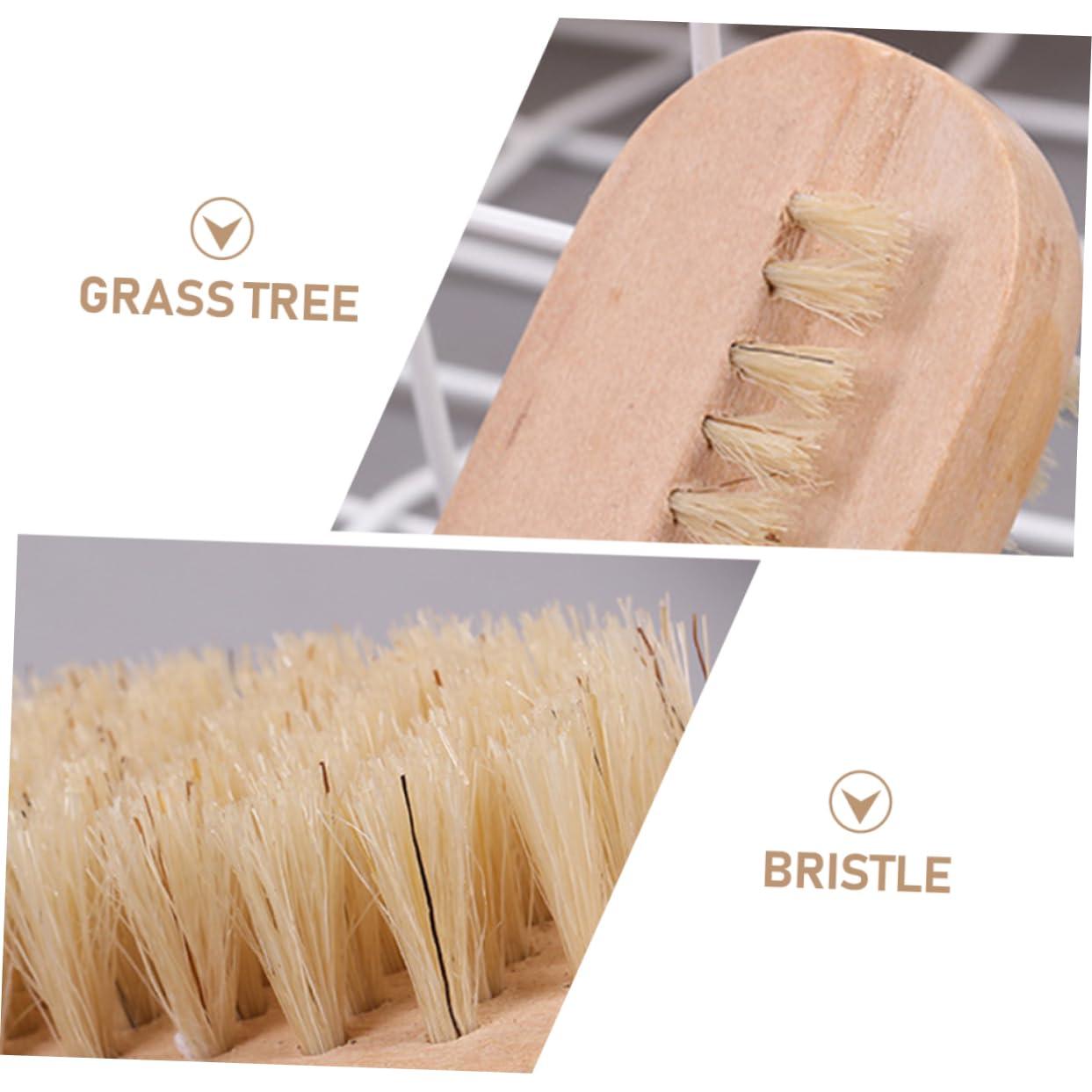 FRCOLOR FRCOLOR 3pcs Professional Nail Cleaning Brush Dual-sided Nail Scrub Tool for Pedicure Manicure Lightweight Design for Home Salon Use Materials