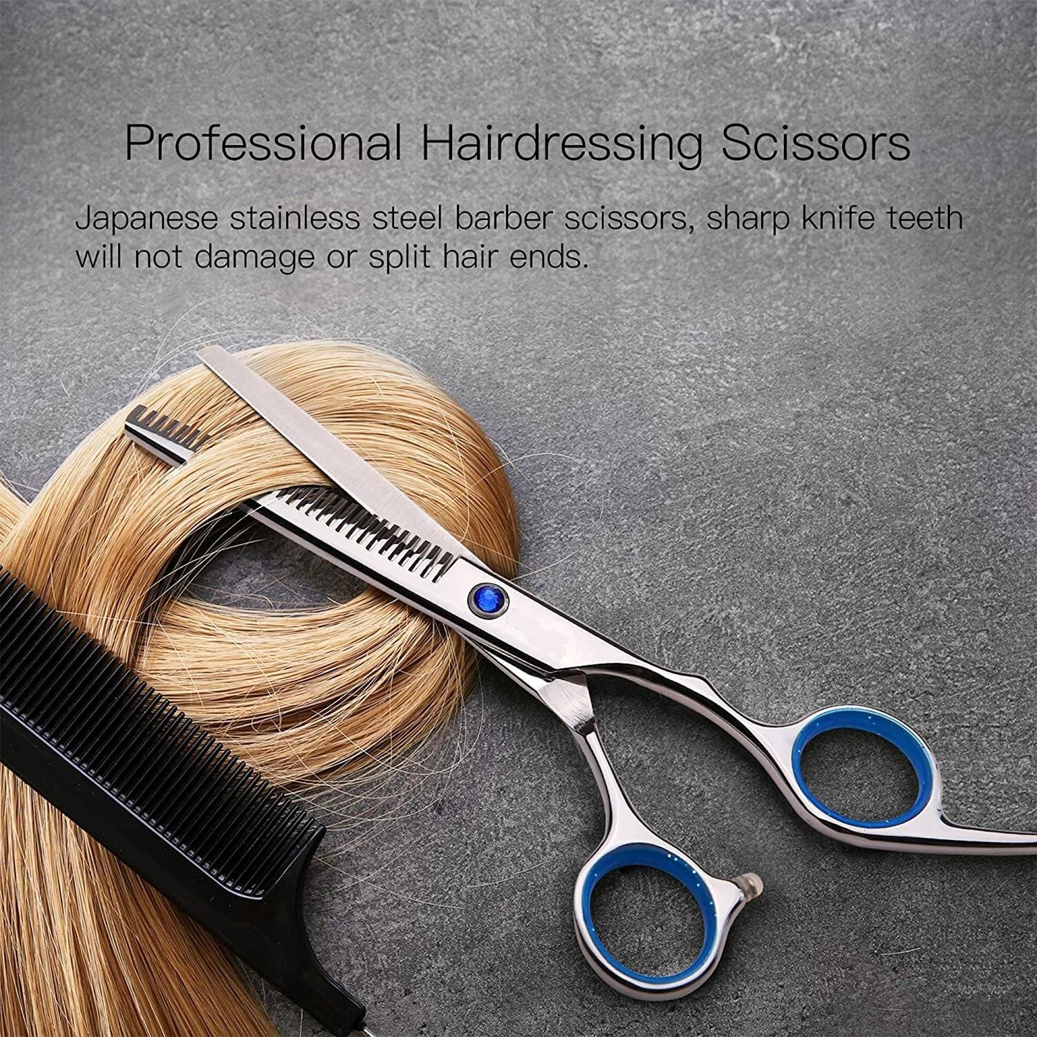 SUNNLL Hair Thinning Scissors Cutting Teeth Shears Professional Barber ULG Hairdressing Texturizing Salon Razor Edge Scissor Japanese