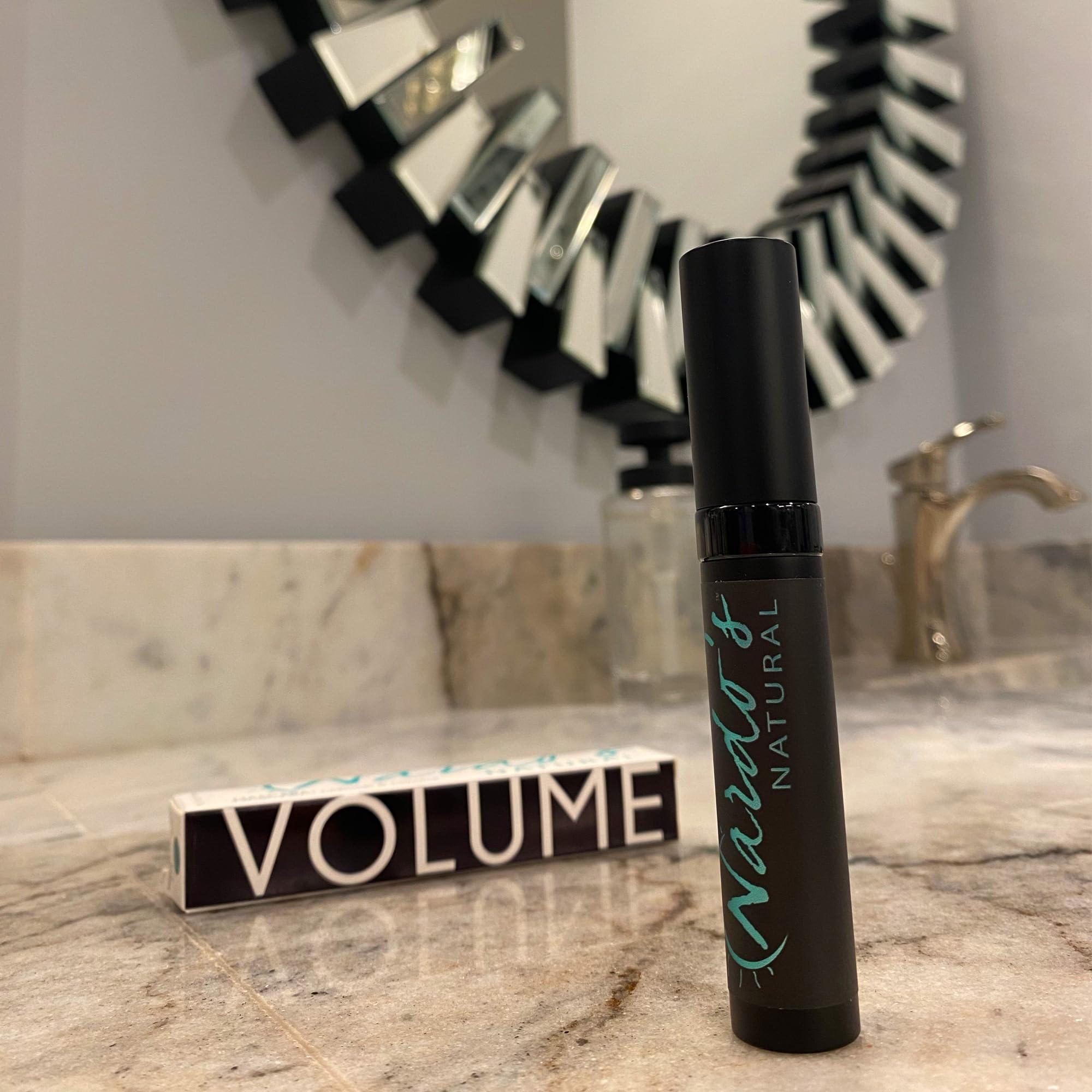 Nardo\'s Natural Nardo\'s Natural Black Mascara .25 Oz for Eye Makeup, Lash Voluminous, Long Lasting, Non-Clumping, Paraben Free, Vegan Formula (Pack of 1)