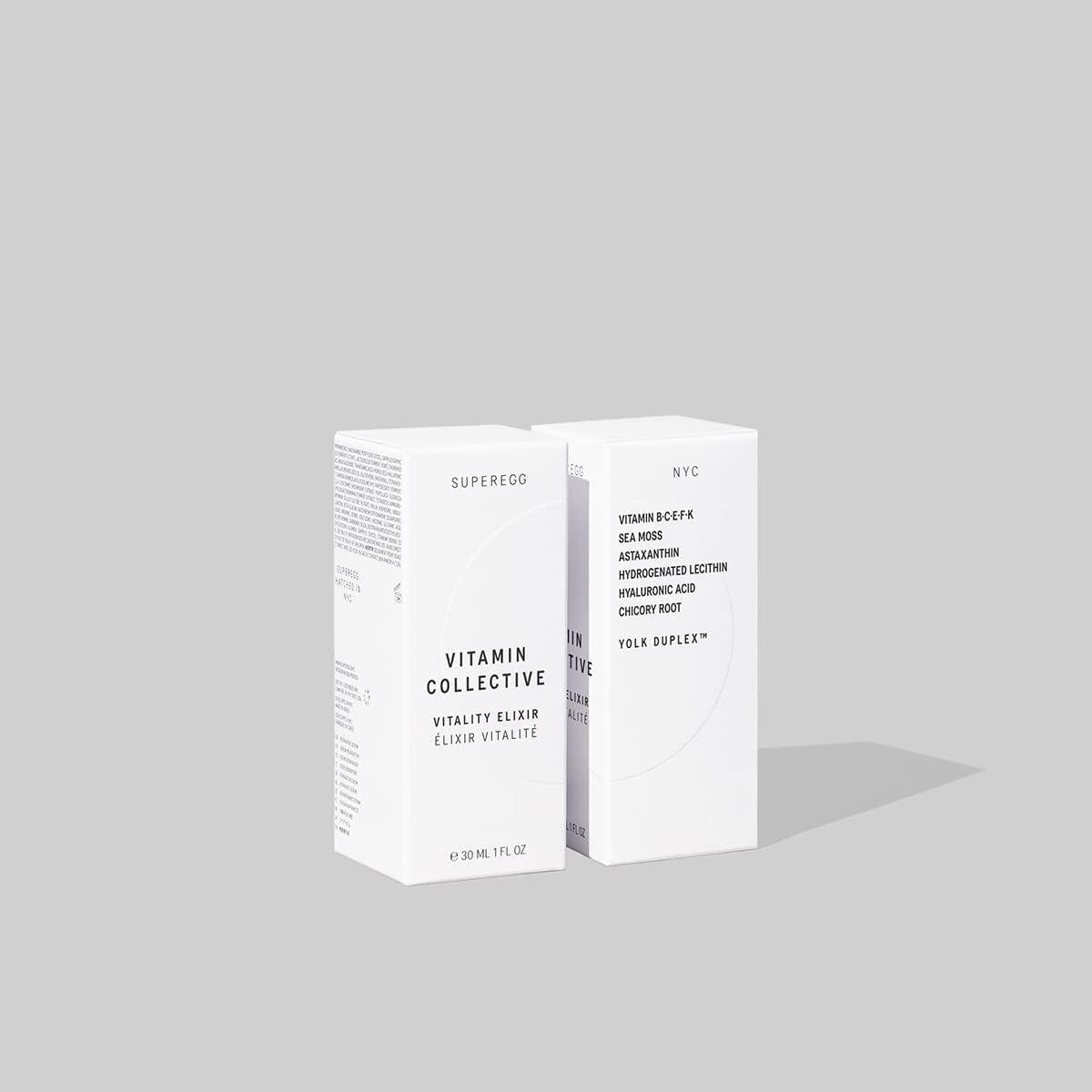 SUPEREGG SUPEREGG Vitamin Collective Vitality Elixir: For a bright and firm complexion. Treatment serum with Vitamin BCEFK and Sea Moss. 30 ML / 1 FL OZ