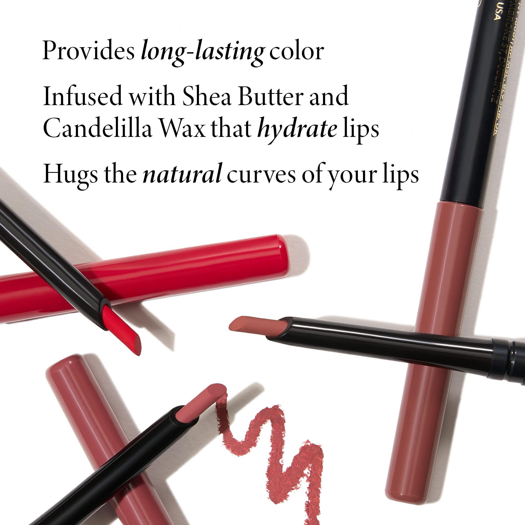 LAURA GELLER NEW YORK LAURA GELLER NEW YORK Modern Classic Lip Liner, Luxurious Creamy Long Lasting Lip Liner, Prevents Feathering and Fading, Sassy Spice