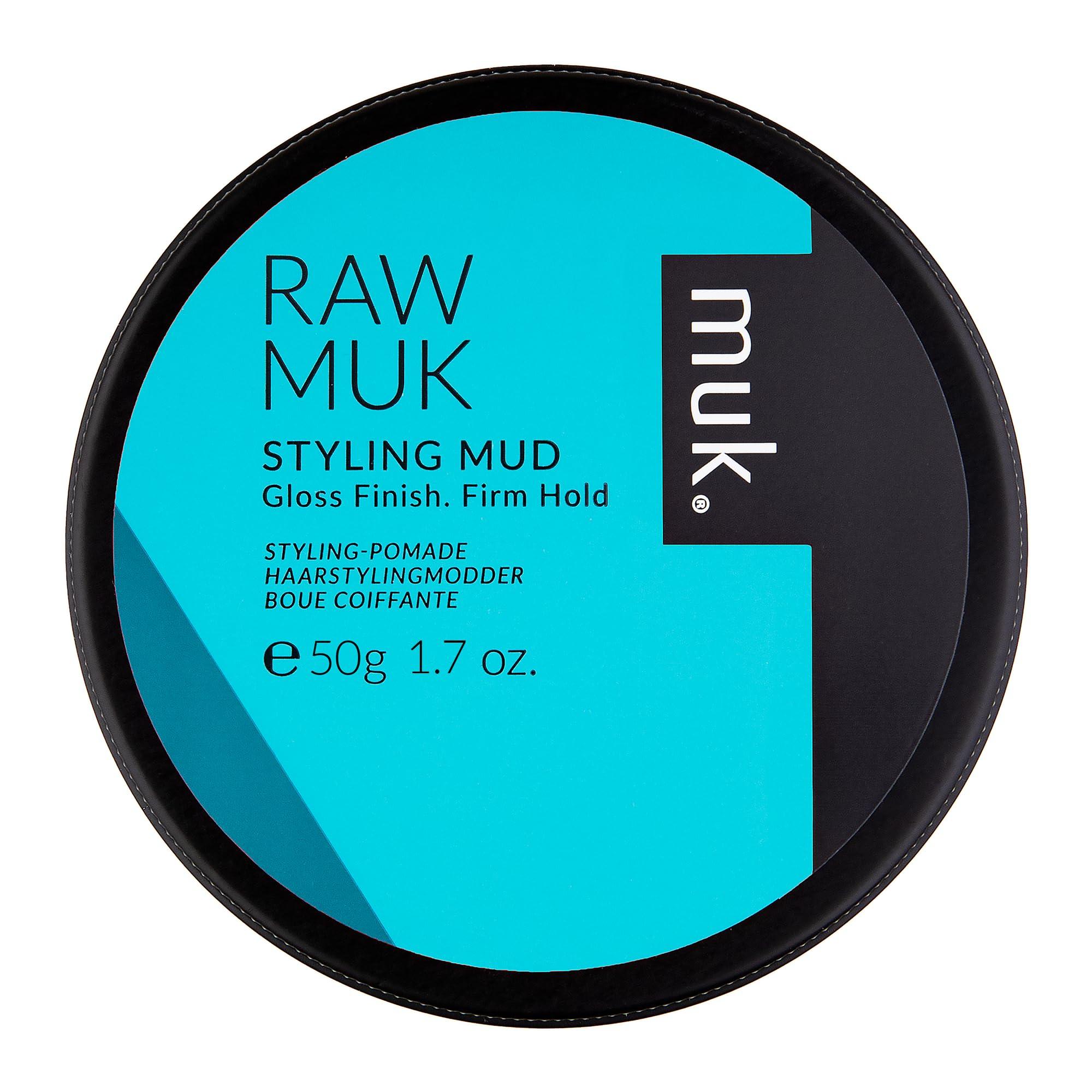 MUK. MUK. Haircare Raw Firm Hold Styling Mud, High Gloss Mud - 1.7oz
