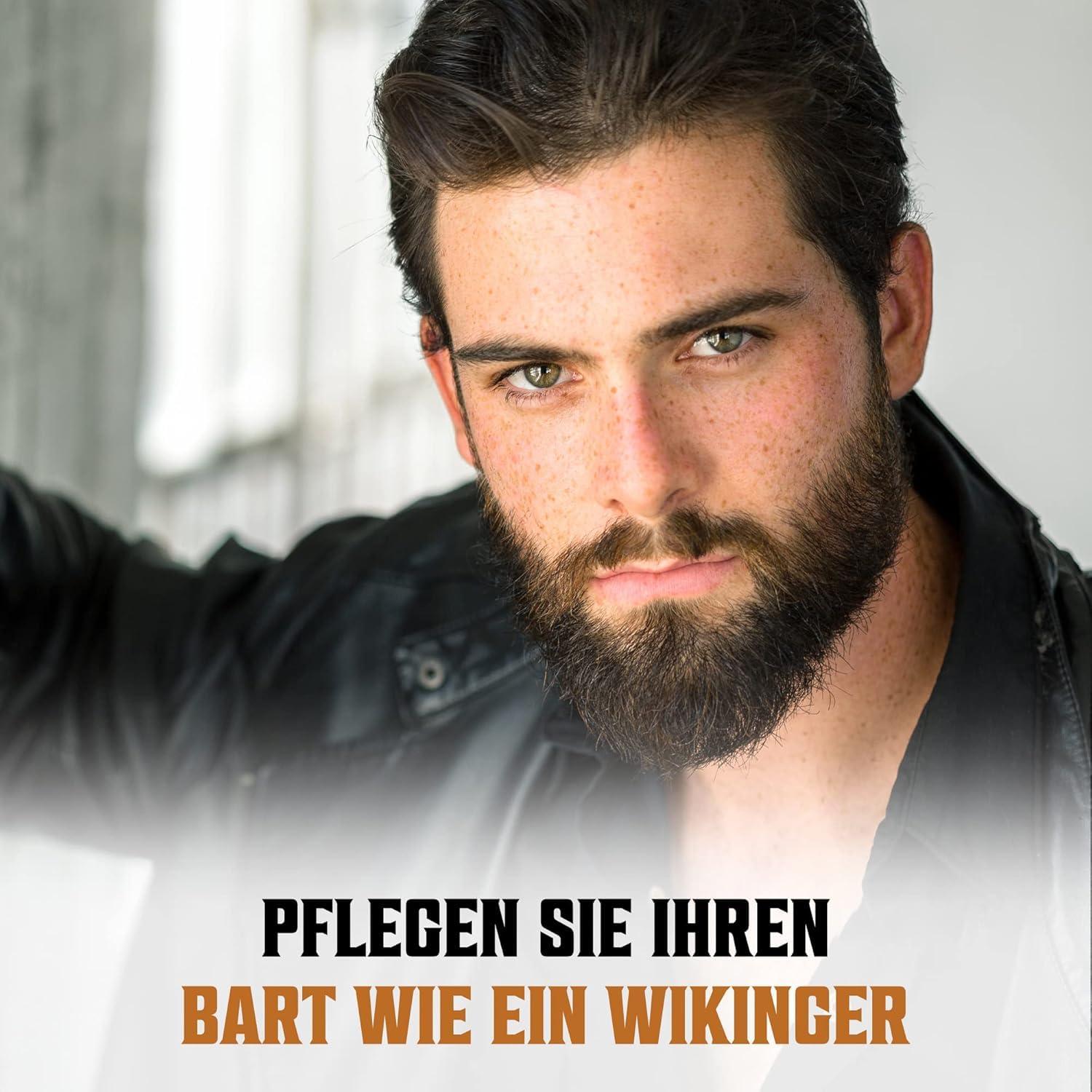 Viking Revolution Viking Revolution Beard Oil for Men 3 Pack - Natural Mens Beard Oil Variety Set - Sandalwood, Pine and Cedar, Clary Sage Scents - Beard Conditioning and Moisturizing for a Healthy Beard (3 Pack, 1oz)